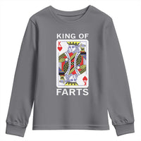 King of Farts Youth Sweatshirt Funny Joke Inappropriate Fart Prank Gift - Wonder Print Shop
