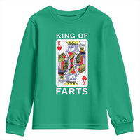 King of Farts Youth Sweatshirt Funny Joke Inappropriate Fart Prank Gift - Wonder Print Shop