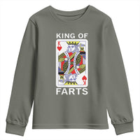 King of Farts Youth Sweatshirt Funny Joke Inappropriate Fart Prank Gift - Wonder Print Shop
