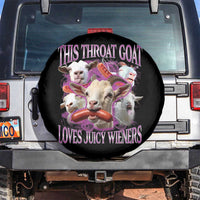Funny Throat Goat Spare Tire Cover Swallows Juicy Wieners Inappropriate Adult - Wonder Print Shop