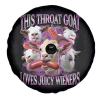 Funny Throat Goat Spare Tire Cover Swallows Juicy Wieners Inappropriate Adult - Wonder Print Shop