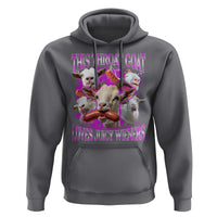 Funny Throat Goat Hoodie Swallows Juicy Wieners Inappropriate Adult - Wonder Print Shop