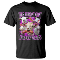 Funny Throat Goat T Shirt Swallows Juicy Wieners Inappropriate Adult - Wonder Print Shop