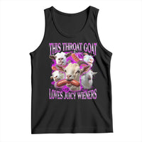 Funny Throat Goat Tank Top Swallows Juicy Wieners Inappropriate Adult - Wonder Print Shop