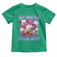 Funny Throat Goat Toddler T Shirt Swallows Juicy Wieners Inappropriate Adult - Wonder Print Shop