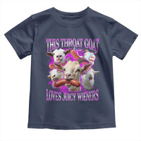 Funny Throat Goat Toddler T Shirt Swallows Juicy Wieners Inappropriate Adult - Wonder Print Shop