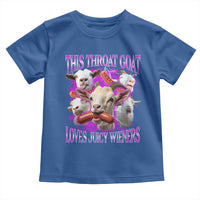 Funny Throat Goat Toddler T Shirt Swallows Juicy Wieners Inappropriate Adult - Wonder Print Shop