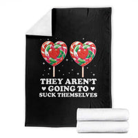 They Arent Going To Suck Themselves Throw Blanket Funny Embarrassing Inappropriate Meme - Wonder Print Shop