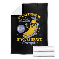 Funny Embarrassing Saying Throw Blanket Sarcastic Inappropriate Raunchy Banana - Wonder Print Shop