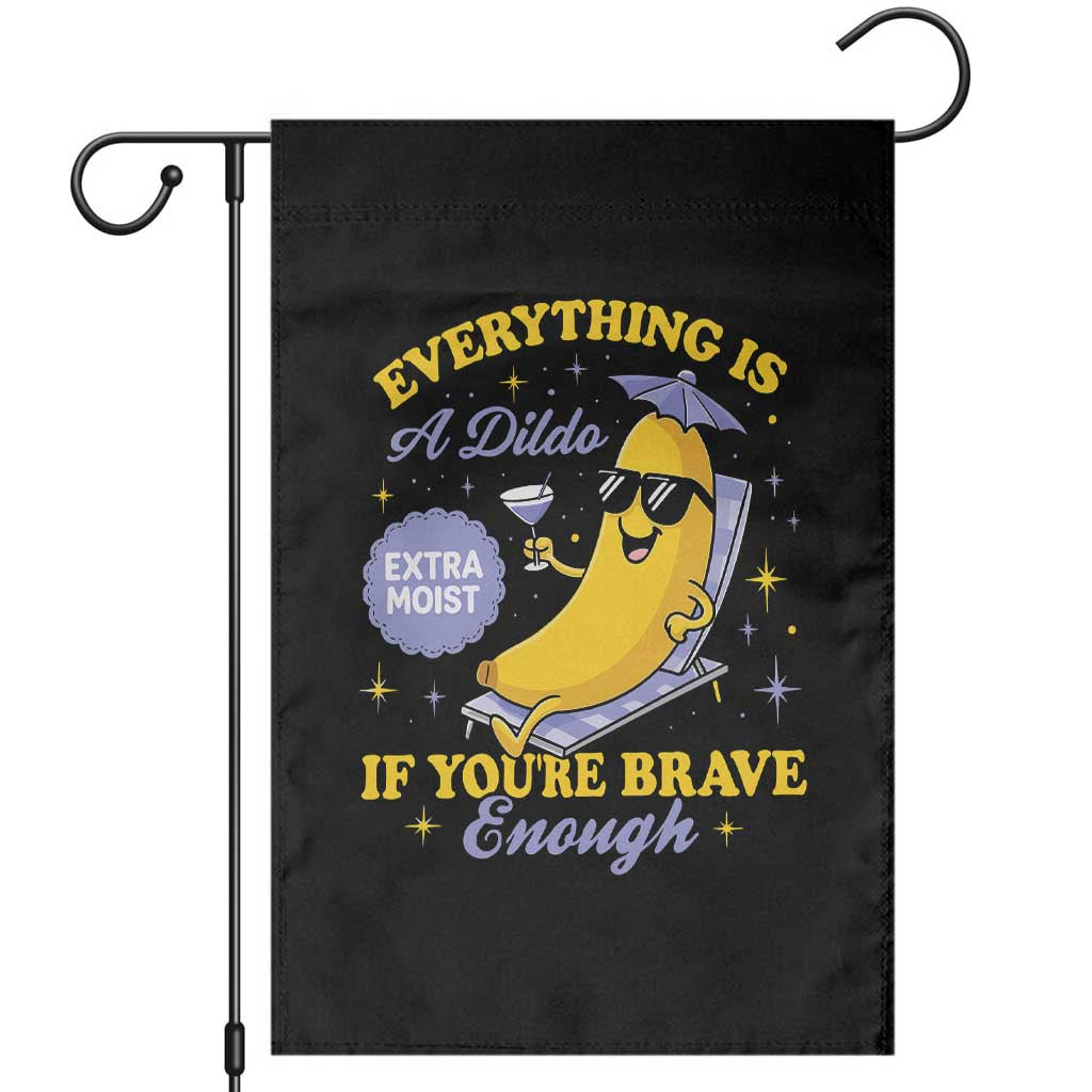 Funny Embarrassing Saying Garden Flag Sarcastic Inappropriate Raunchy Banana - Wonder Print Shop