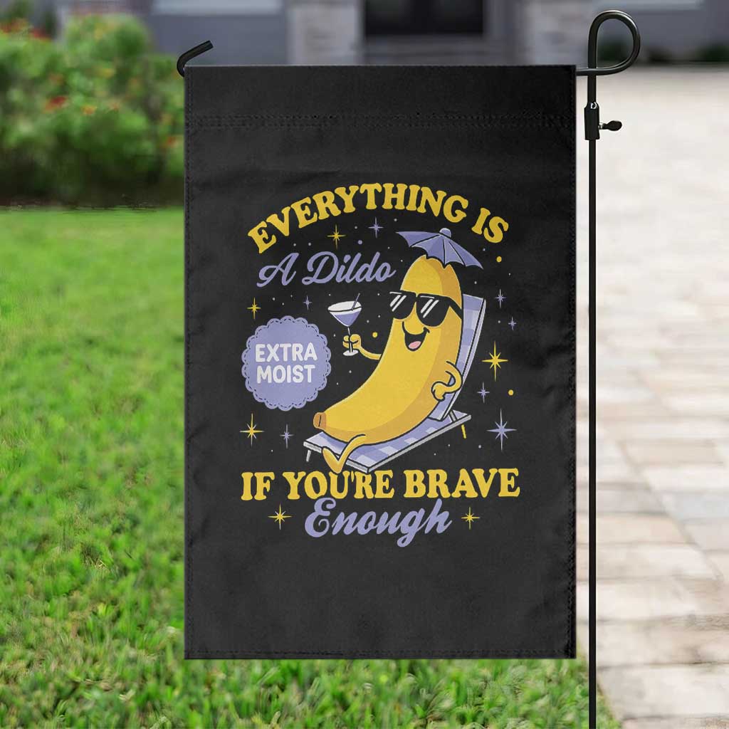 Funny Embarrassing Saying Garden Flag Sarcastic Inappropriate Raunchy Banana - Wonder Print Shop