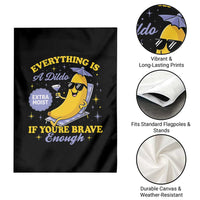 Funny Embarrassing Saying Garden Flag Sarcastic Inappropriate Raunchy Banana - Wonder Print Shop