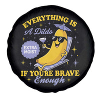 Funny Embarrassing Saying Spare Tire Cover Sarcastic Inappropriate Raunchy Banana - Wonder Print Shop