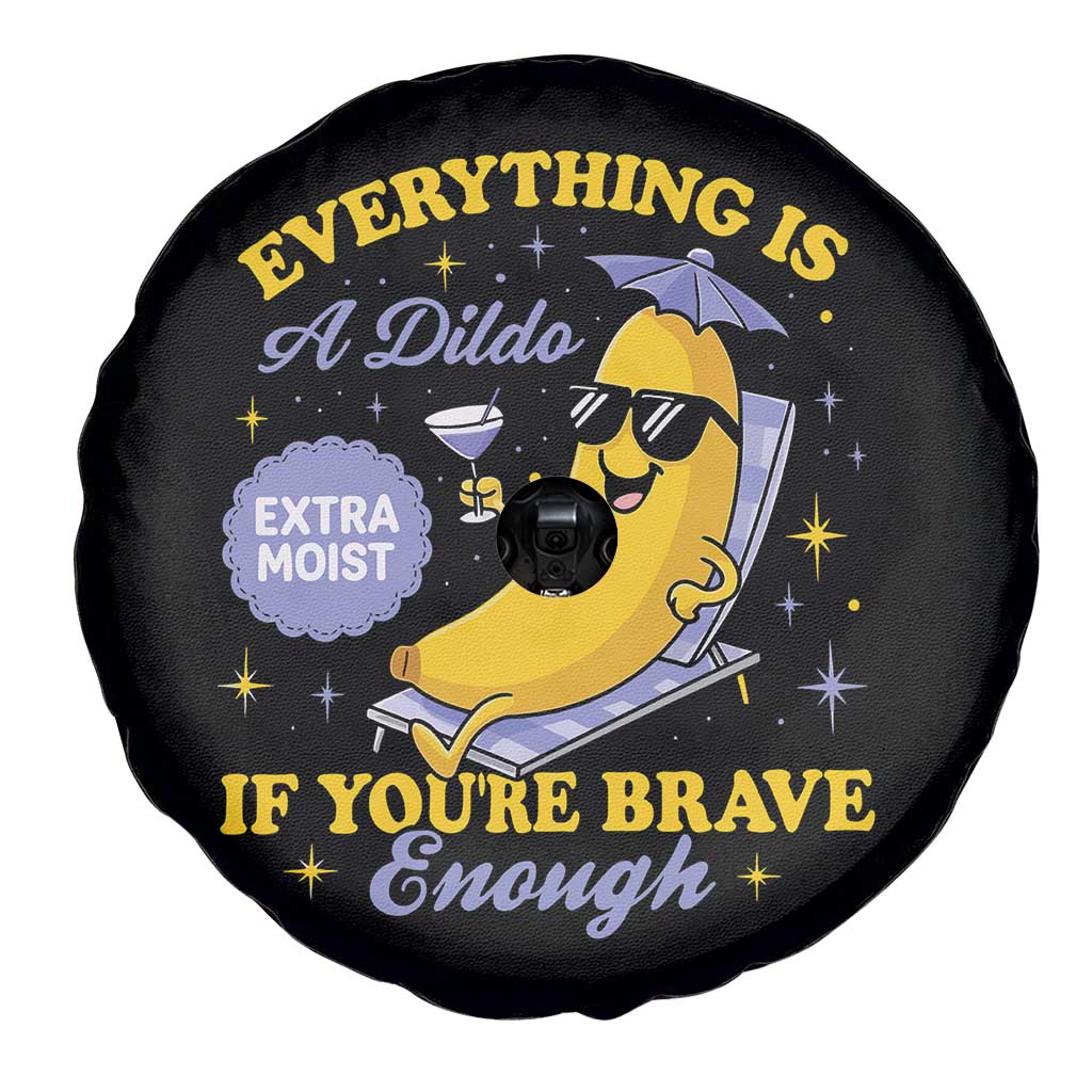 Funny Embarrassing Saying Spare Tire Cover Sarcastic Inappropriate Raunchy Banana - Wonder Print Shop