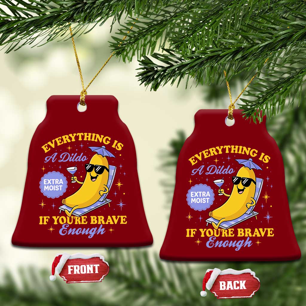Funny Embarrassing Saying Ceramic Ornament Sarcastic Inappropriate Raunchy Banana - Wonder Print Shop