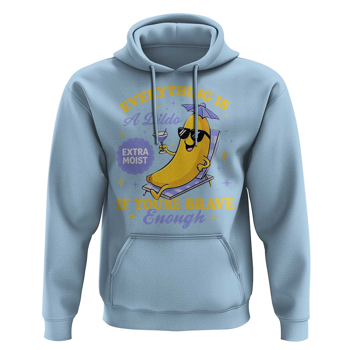 Funny Embarrassing Saying Hoodie Sarcastic Inappropriate Raunchy Banana - Wonder Print Shop