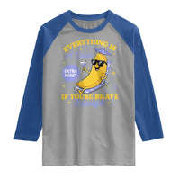 Funny Embarrassing Saying Raglan Shirt Sarcastic Inappropriate Raunchy Banana - Wonder Print Shop