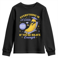 Funny Embarrassing Saying Youth Sweatshirt Sarcastic Inappropriate Raunchy Banana - Wonder Print Shop