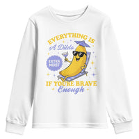 Funny Embarrassing Saying Youth Sweatshirt Sarcastic Inappropriate Raunchy Banana - Wonder Print Shop