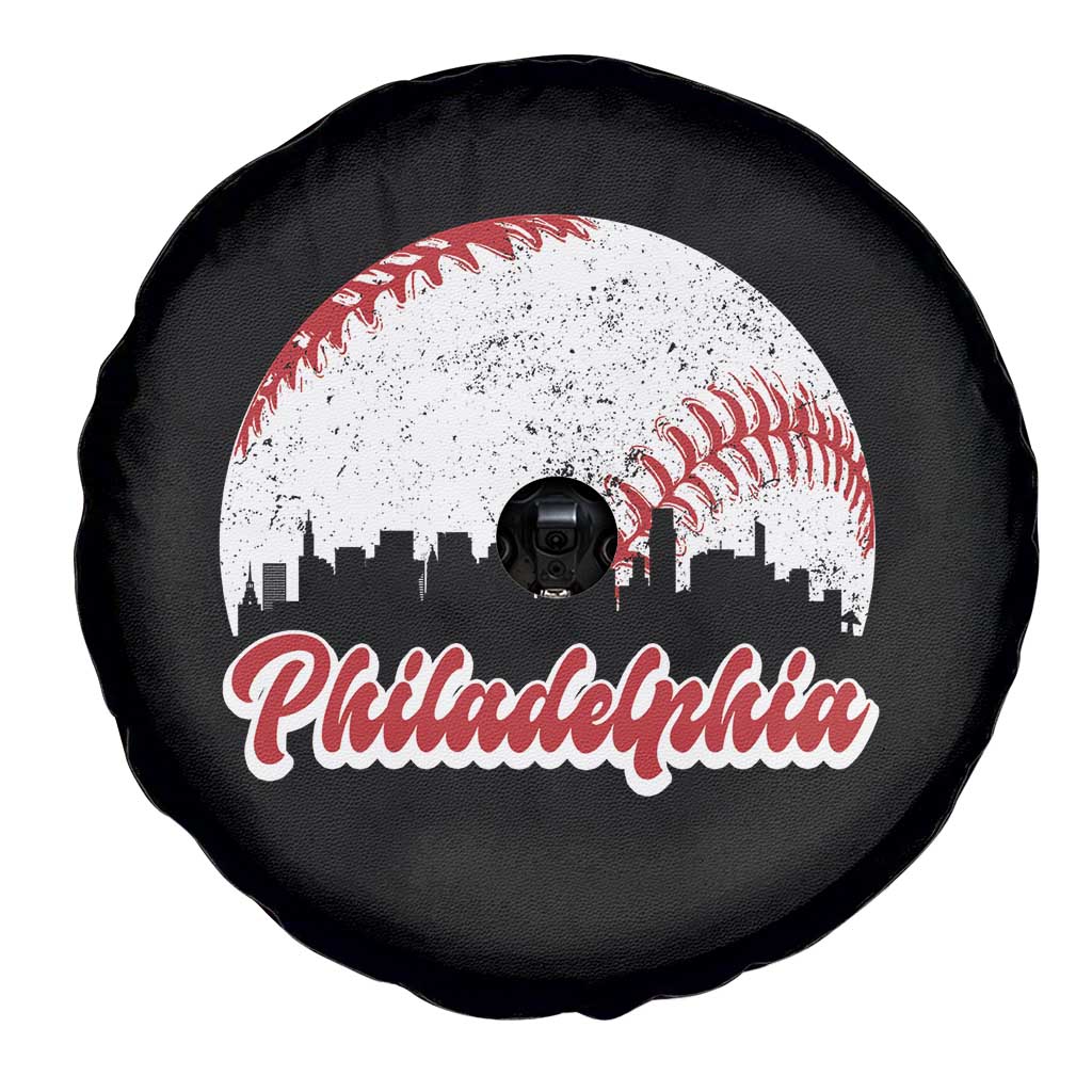 Philadelphia Baseball Spare Tire Cover Vintage Skyline City - Wonder Print Shop