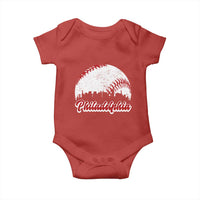 Philadelphia Baseball Baby Onesie Vintage Skyline City - Wonder Print Shop