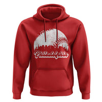 Philadelphia Baseball Hoodie Vintage Skyline City - Wonder Print Shop