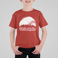 Philadelphia Baseball T Shirt For Kid Vintage Skyline City - Wonder Print Shop