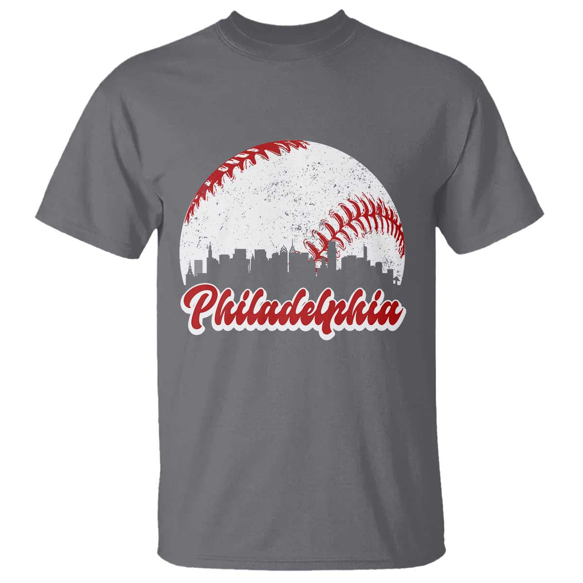 Philadelphia Baseball T Shirt Vintage Skyline City - Wonder Print Shop