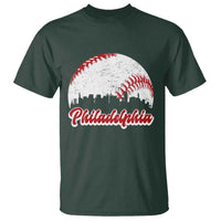 Philadelphia Baseball T Shirt Vintage Skyline City - Wonder Print Shop