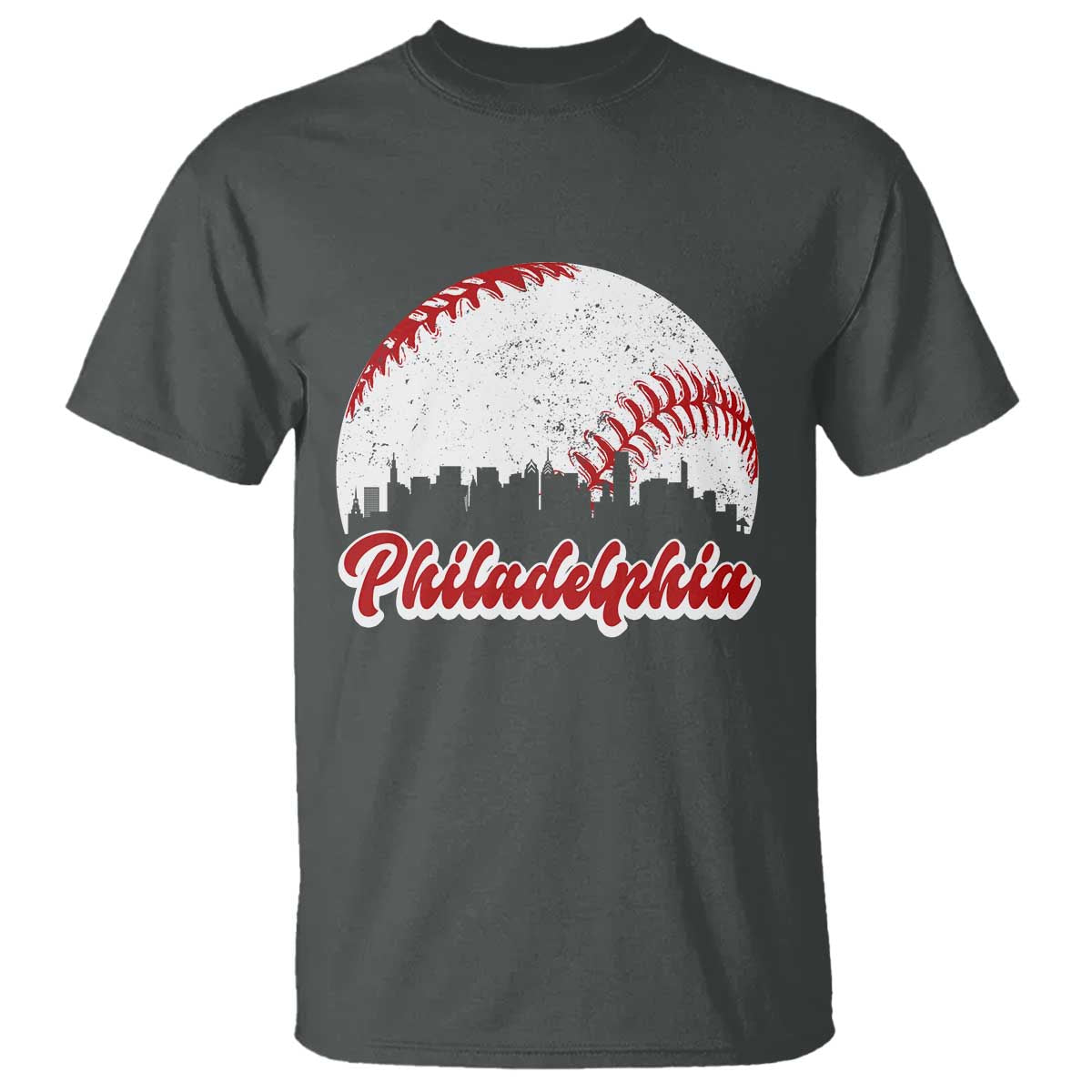 Philadelphia Baseball T Shirt Vintage Skyline City - Wonder Print Shop