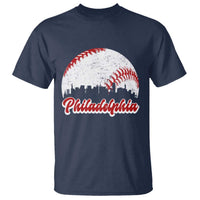 Philadelphia Baseball T Shirt Vintage Skyline City - Wonder Print Shop
