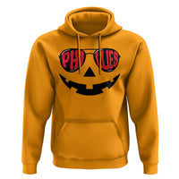 Halloween Phillies Hoodie Philadelphia Baseball Red October Jackolantern Pumpkin Face - Wonder Print Shop