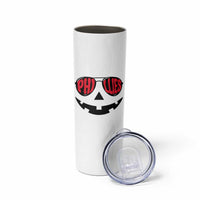 Halloween Phillies Skinny Tumbler Philadelphia Baseball Red October Jackolantern Pumpkin Face - Wonder Print Shop
