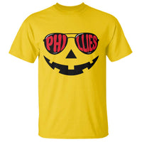 Halloween Phillies T Shirt Philadelphia Baseball Red October Jackolantern Pumpkin Face - Wonder Print Shop