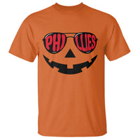 Halloween Phillies T Shirt Philadelphia Baseball Red October Jackolantern Pumpkin Face - Wonder Print Shop