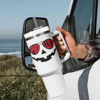 Halloween Phillies Tumbler With Handle Philadelphia Baseball Red October Jackolantern Pumpkin Face - Wonder Print Shop