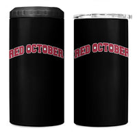 Red October 4 in 1 Can Cooler Tumbler Vintage Sports Philadelphia Playoff Baseball Fan - Wonder Print Shop