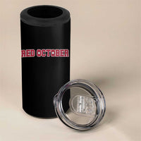 Red October 4 in 1 Can Cooler Tumbler Vintage Sports Philadelphia Playoff Baseball Fan - Wonder Print Shop