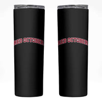 Red October Skinny Tumbler Vintage Sports Philadelphia Playoff Baseball Fan - Wonder Print Shop