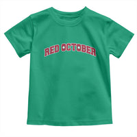 Red October Toddler T Shirt Vintage Sports Philadelphia Playoff Baseball Fan - Wonder Print Shop