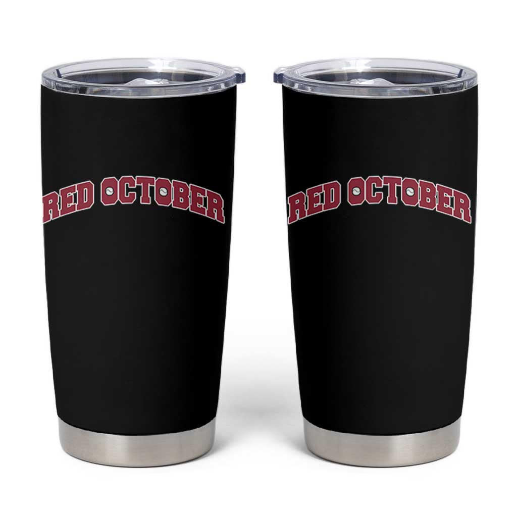 Red October Tumbler Cup Vintage Sports Philadelphia Playoff Baseball Fan - Wonder Print Shop