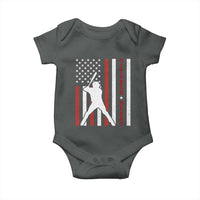 October Ready Baby Onesie Cool Distressed Philadelphia Baseball Fan US Flag - Wonder Print Shop