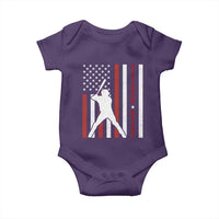 October Ready Baby Onesie Cool Distressed Philadelphia Baseball Fan US Flag - Wonder Print Shop