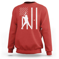 October Ready Sweatshirt Cool Distressed Philadelphia Baseball Fan US Flag - Wonder Print Shop
