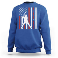 October Ready Sweatshirt Cool Distressed Philadelphia Baseball Fan US Flag - Wonder Print Shop
