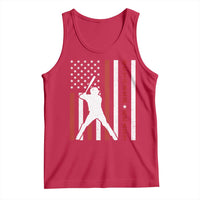 October Ready Tank Top Cool Distressed Philadelphia Baseball Fan US Flag - Wonder Print Shop