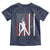October Ready Toddler T Shirt Cool Distressed Philadelphia Baseball Fan US Flag - Wonder Print Shop