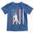 October Ready Toddler T Shirt Cool Distressed Philadelphia Baseball Fan US Flag - Wonder Print Shop