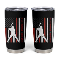 October Ready Tumbler Cup Cool Distressed Philadelphia Baseball Fan US Flag - Wonder Print Shop