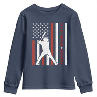 October Ready Youth Sweatshirt Cool Distressed Philadelphia Baseball Fan US Flag - Wonder Print Shop